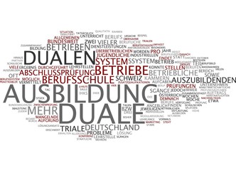 Fototapeta premium Duale Ausbildung