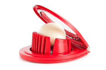 Egg slicer isolated on the white background