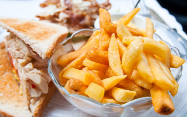 Sandwich with chicken