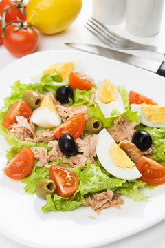 Egg And Tuna Meat Salad