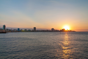 Fototapeta premium Sunset in Havana