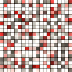Seamless small tiles texture inwhite and reddish shades useful i