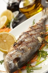 fish with lemon