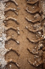 Wheel marks