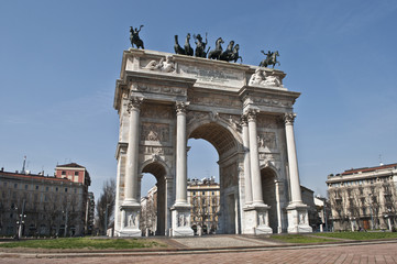 Fototapeta na wymiar Arch of Peace