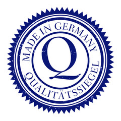 stempel qualitätssiegel made in germany