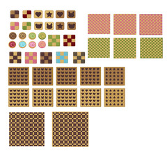 クッキー色々＆パターン背景2