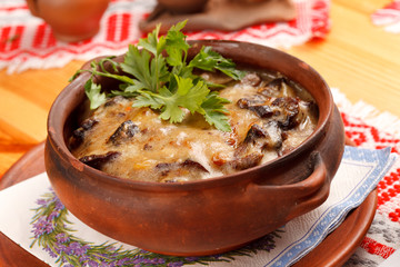 roasted vegetables (belorussian food)