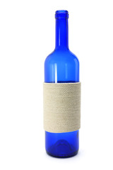 Blue Wine Bottle