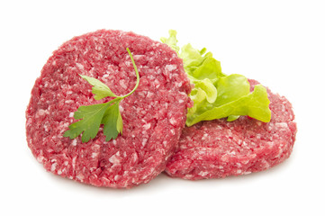 fresh hamburger
