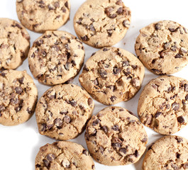 fond de cookies au chocolat