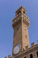 Firenze, piazza della Signoria; Torre di Arnolfo