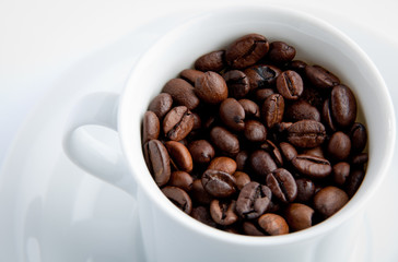 cup of coffee white clean
