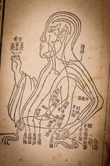 Fototapeta na wymiar Chińskie książki medyczne