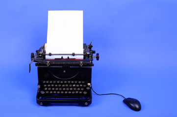 Vintage typewriter machine