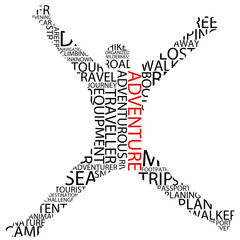 adventurous white jumping man