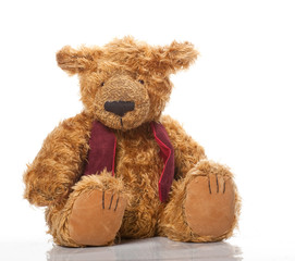 Teddy-bear isolated on a white background