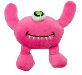 Fuzzy monster, fun with fabric. © Darla Hallmark