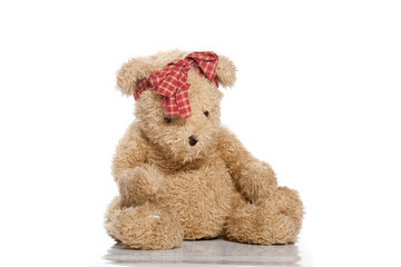 Teddy-bear isolated on a white background