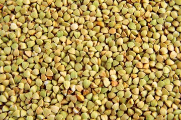 raw no baked buckwheat grains