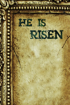 "He Is Risen" Religious Background