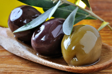 Olives and olive oil