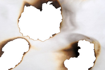burnt holes