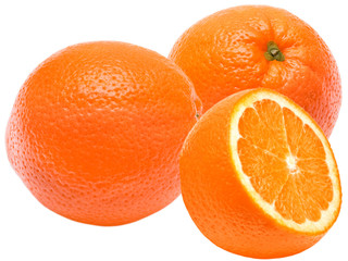 orange isolated on white background
