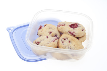 Leftover Strawberry Shortcake Cookies