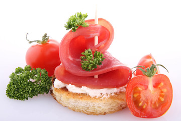 canapé,toast apéritif