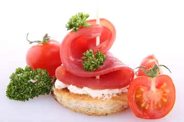 Photo sur Plexiglas canapé,toast apéritif