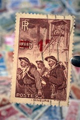 timbres - Mineurs - 1 francs - philatélie France