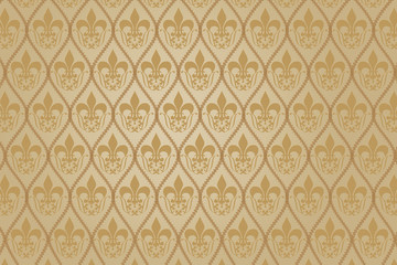 antique damast wallpaper