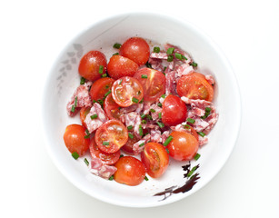 Mixed salad in a bowl