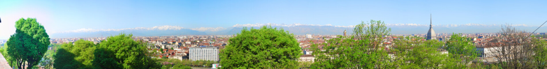 Panoramica Torino (150° anniversario unità d'Italia)