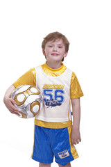 Kind mit dem Fussball