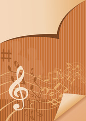 Music abstract background