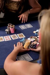 Fototapeta premium Poker Girls