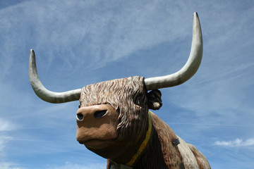 Yak is a stuffed animal like the bull with horns