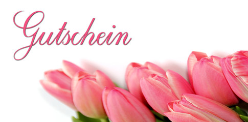 Gutschein Tulpe