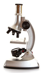 Medical microscope isolated on the white