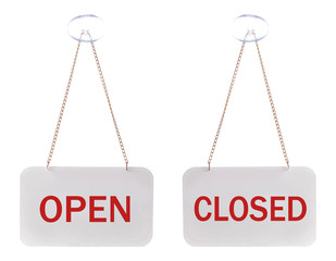 Open and closed signs