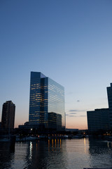 Jersey City. NewPort April 2011. Spring view from New York