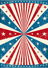 grunge patriotic poster