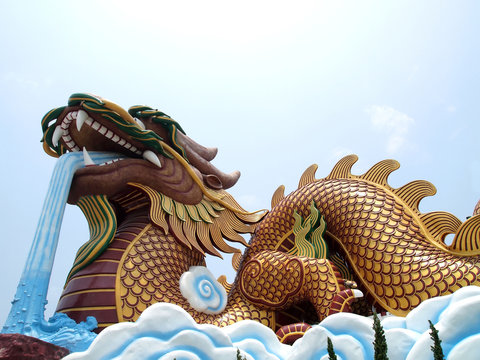 A Giant Crouching Dragon Chinese style