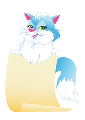 cat keeps paper