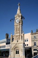 Fototapeta na wymiar Wieża zegarowa, Torquay