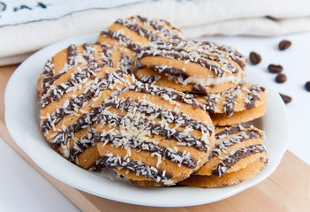 cookies on a tray closeup