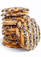 cookies in a stack