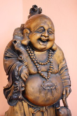 Obraz premium lachender Buddha